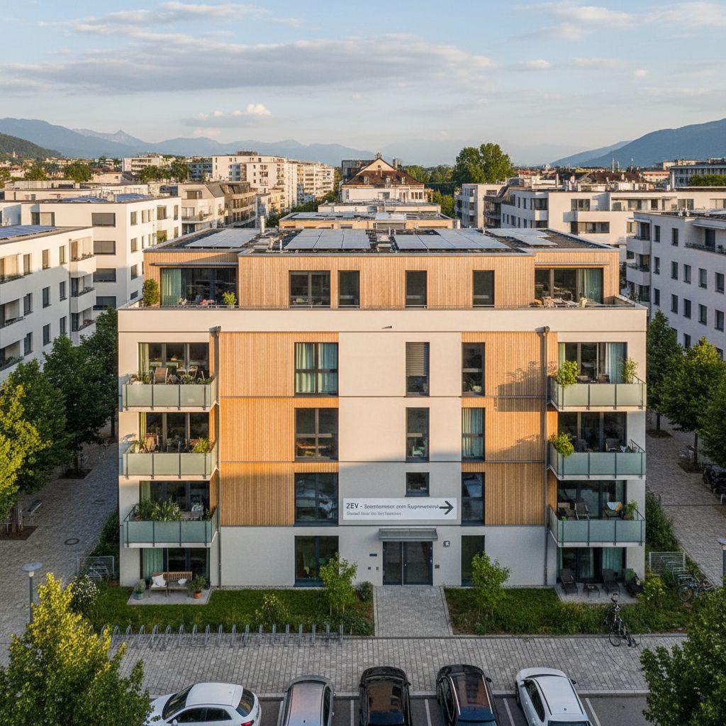 Photovoltaik-Module bei Sonnenschein